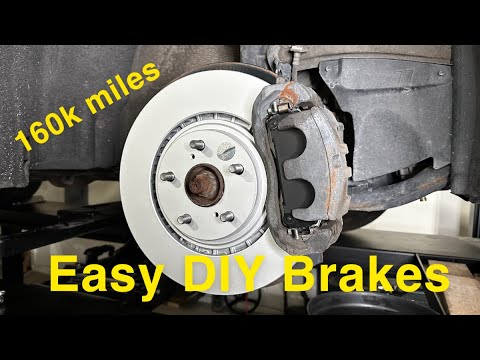 Replacing the brakes on a 2010-2015 Lexus RX350