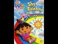Opening To Dora The Explorer Shy Rainbow 2007 DVD
