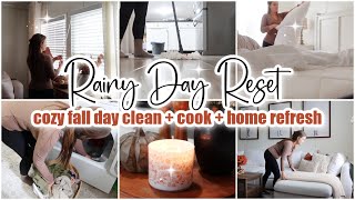 ✨ SUNDAY RESET • cozy rainy day home reset clean with me // extreme cleaning motivation