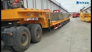 بيع مقطورة نقل معدات Titan 12 Axle Extendable Trailer for Transport of Wind Turbine Blades - صورة 4 | Autoline LY مقطورة نقل معدات Titan 12 Axle Extendable Trailer for Transport of Wind Turbine Blades | صورة 4 - Autoline