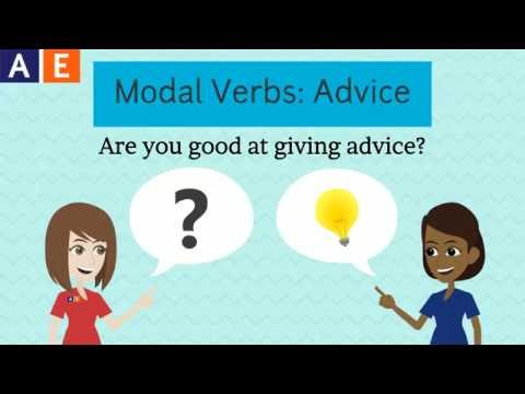 Modals for Advice: Should & Should Not