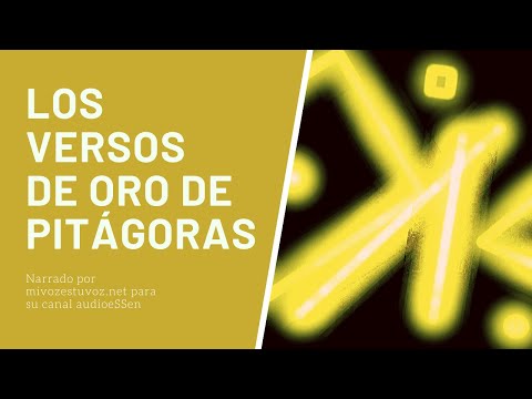 LOS VERSOS DE ORO DE PITÁGORAS