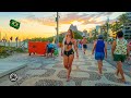 Walking On Ipanema Leblon Boardwalk Rio De Janeiro Brazil 4K 2025