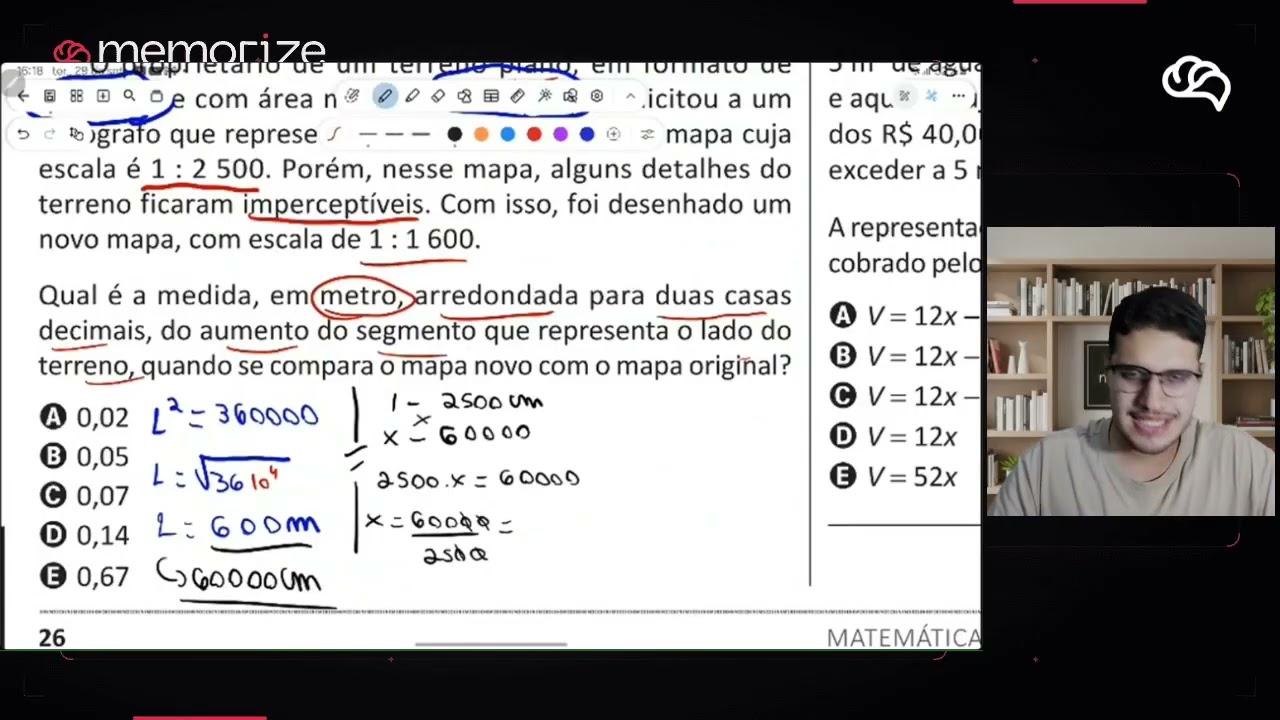 Resolução em Vídeo — Questão 164 ENEM 2025 Belém