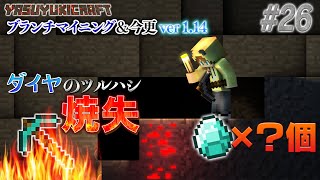 【マイクラ】今更ver1.14 悲しみのブランチマイニング #26