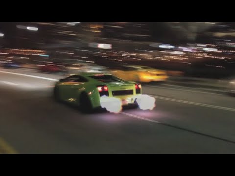 LAMBORGHINI GALLARDO SOUND! Exhaust_Straight Piped_Loud Sound_Burnout_Lovely Lambasound!!