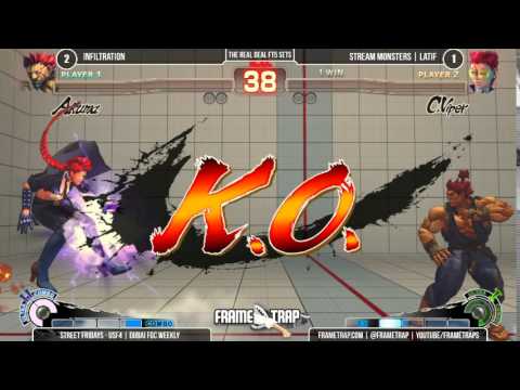 Infiltration (Akuma) vs Latif (C.Viper)  First to 5 - Street Fridays Season Finale June 2015
