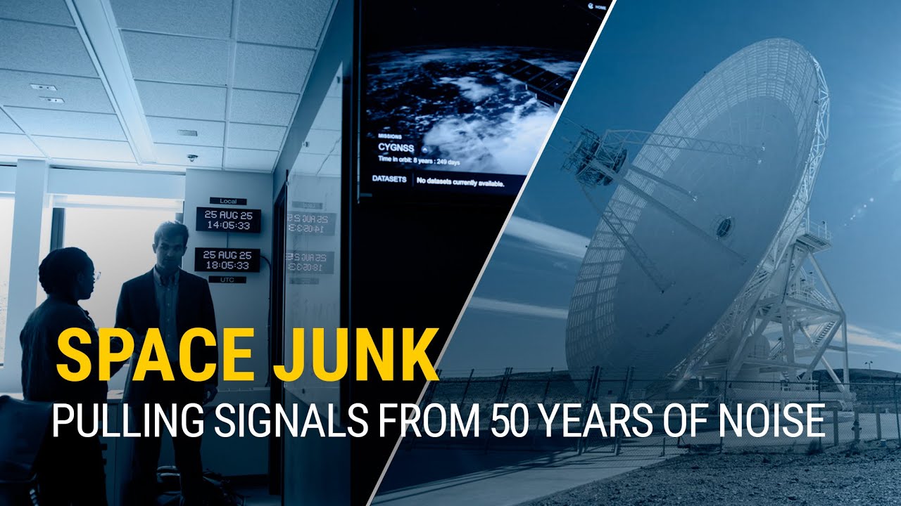 Space Junk: How could existing radio antennas and 50 years of data help track debris? - YouTube