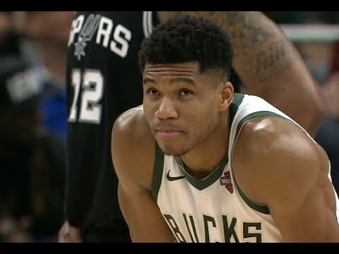 Giannis Antetokounmpo Highlights vs Spurs RS19G19 - 34 Pts, 18 Rebs, 8 Asts (24.11.18)