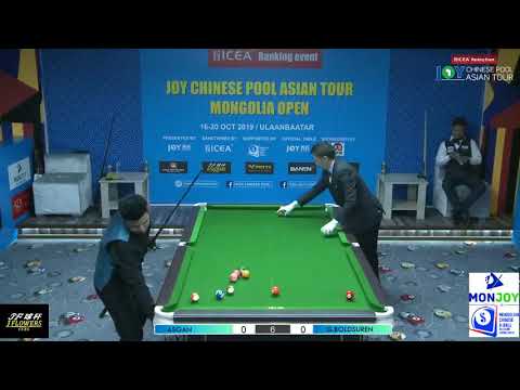 Asgan VS G Boldsuren - Stage 2 - 2019 Joy Chinese Pool Asian Tour Mongolia Open
