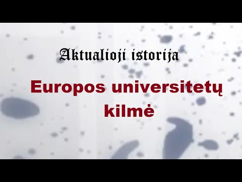 „Aktualioji istorija“ (160): Europos universitetų kilmė