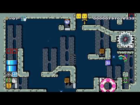 【Super Mario Maker 2】One Screen Puzzle：PTH-GJK-5NF