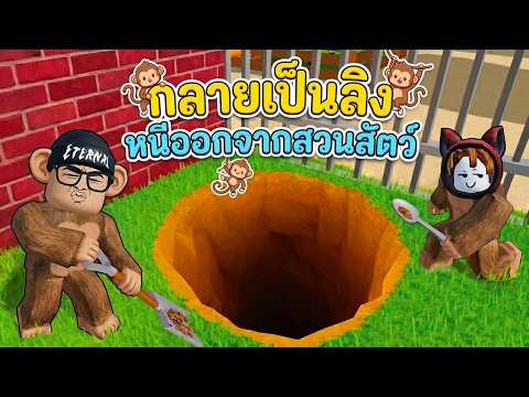 กลายเป็นลิง หนีออกจากสวนสัตว์ : [🐒] Escape The ZOO!