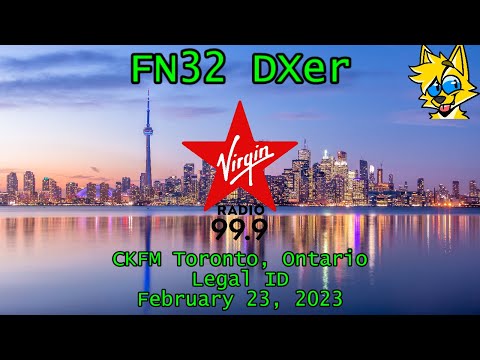 99.9 Virgin Radio | CKFM Toronto, Ontario Legal ID (2/23/2023)