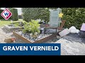 Graven vernield in 's-Gravenzande