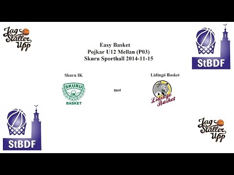 Skuru IK (P03) mot Lidingö Basket - EB - 2014-11-15