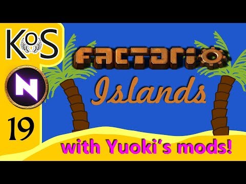 Factorio Islands! Ep 19: YUOKI INTERMEDIATES - Yuoki modded coop MP Gameplay, Let's Play