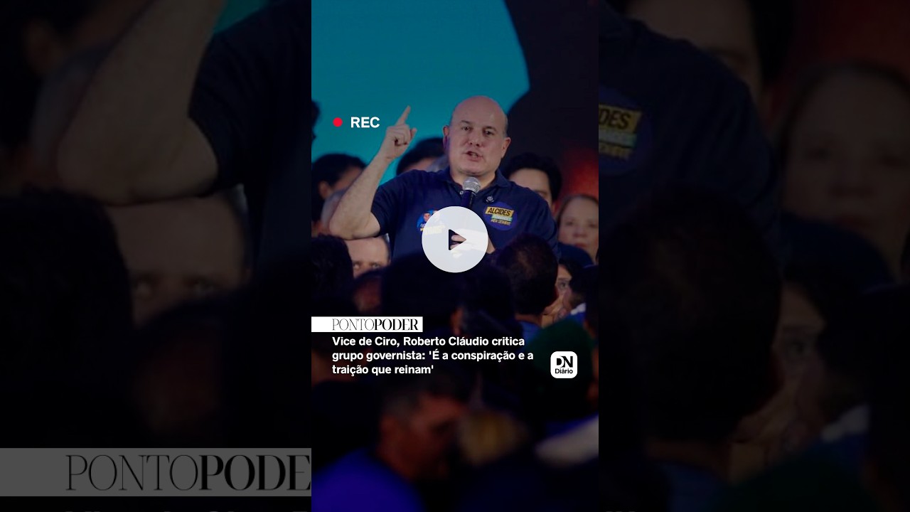 Imagem da notícia Vice de Ciro, Roberto Cláudio critica grupo governista: 'É a conspiração e a traição que reinam'
