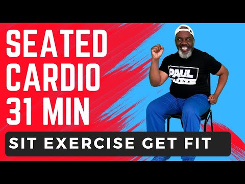 Get Moving: Seated Cardio Jam Workout for Improved Health Fitness Mobility | Sit Exercise Get Fit