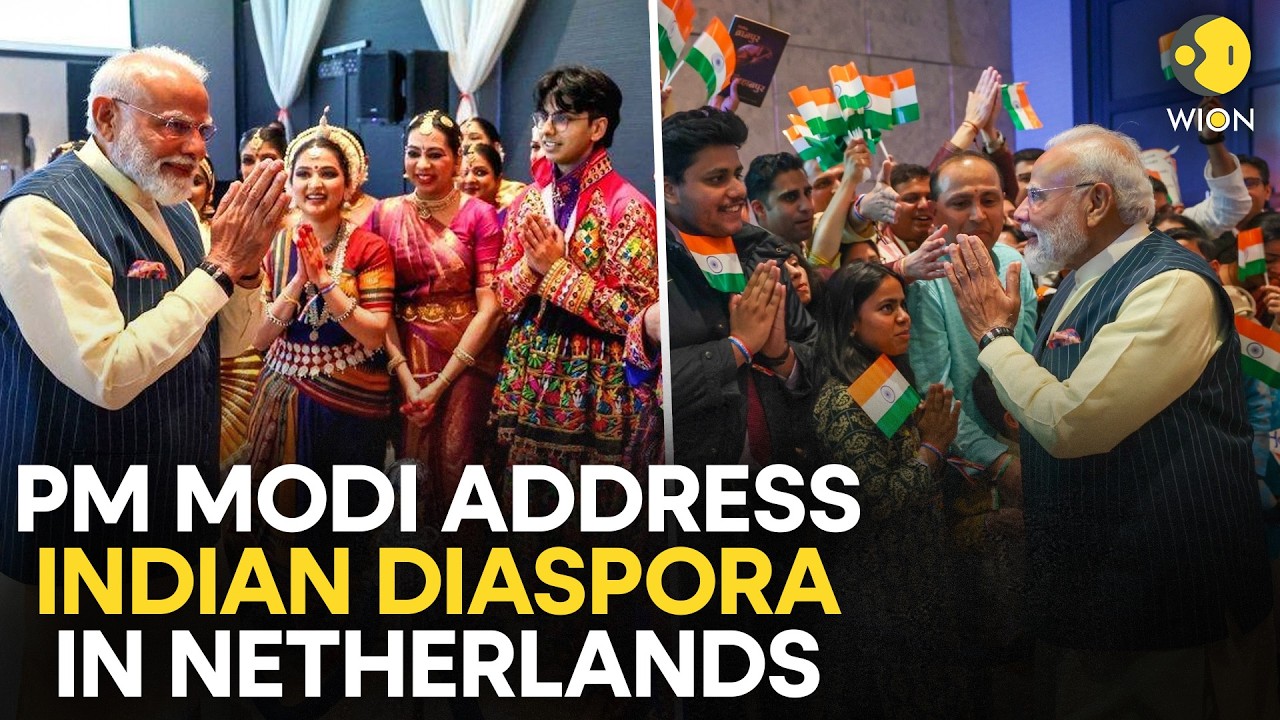 PM Modi LIVE: Indian PM Narendra Modi’s Mega Diaspora Event in The Hague, Netherlands | WION
