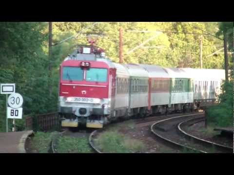 ZSSK 350.003 na EC 270 "Avala + ZSSK 263.003 na Os 2029 v Bratislave