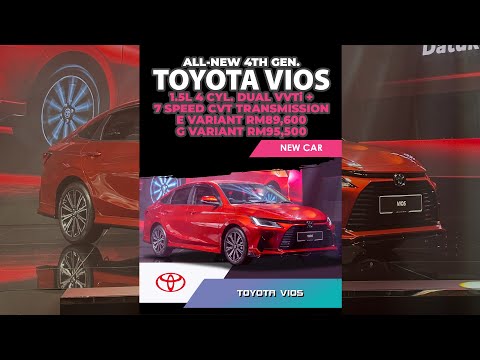 5 New Addition In The All New 2023 Toyota Malaysia Vios | DNGA Based Compact Sedan