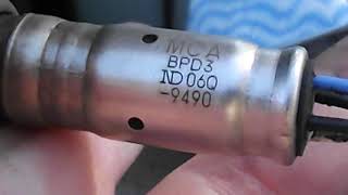 Removal of O2 lambda sensor on 1995 Mazda 323 Astina. Random rough idle problem.