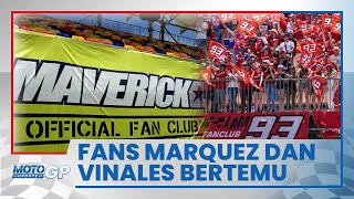 Fans Marc Marquez dan Maverick Vinales Saling Berhadapan, Tikungan 16 Sirkuit Mandalika Jadi Saksi