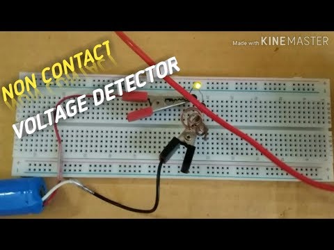 how to make a non contact voltage detector || voltage tester