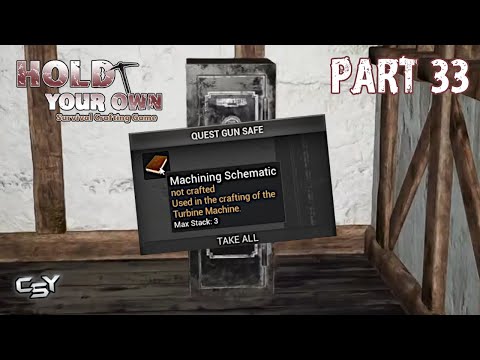 Fighting Our Way To Retrieve The Machining Schematic  | Hold Your Own Gameplay 2022 Part 33