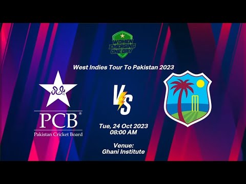 Live | Pakistan Women A vs West Indies Women A | 1st One-Day 2023 | PCB #PAKWvWIW #BackOurGirls
