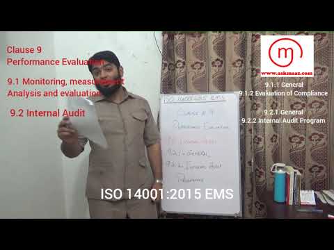 ISO 14001:2015 EMS Clause 9 Performance Evaluation