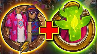 2x Greater Trinkets Turn 8! (BEST Buttons Trinket?) | Hearthstone Battlegrounds