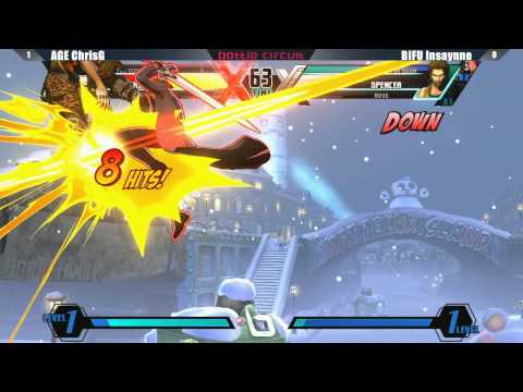 UMvC3 AGE ChrisG vs BIFU Insaynne - Next Level Battle Circuit #7 Tournament