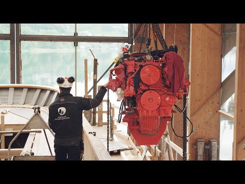 Caulking and installing the motor on Fremad II