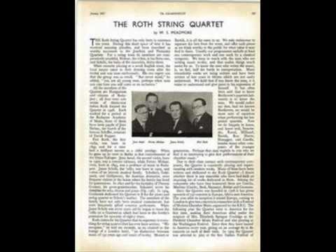 Roth String Quartet - Haydn Op 20 #5, F minor, 2. Minuetto