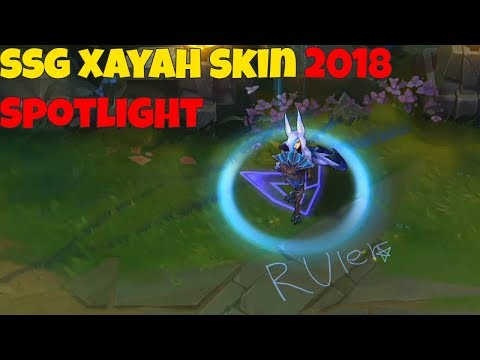 SSG xayah skin 2018 Spotlight || Samsung Galaxy World Championship Skins (League of Legends)