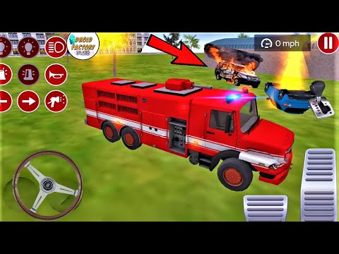 Real Fire Truck Driving Simulator: Fire Fighting-Best Android Gameplay HD