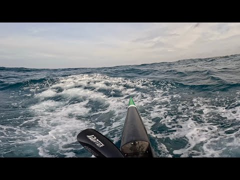 Surfski downwind NK Nitro 640 CarbonX Anzio-Lavinio
