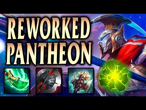 REWORKED PANTHEON FULL METAL TERMINATOR ROAM GOD! - League of Legends S9