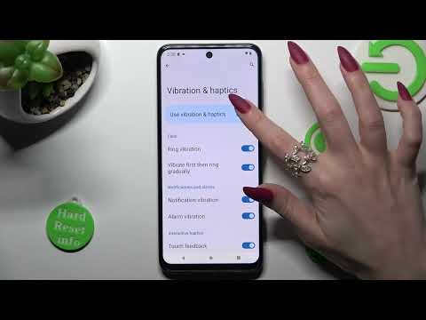 How to Enter Vibration Settings on MOTOROLA Moto G13