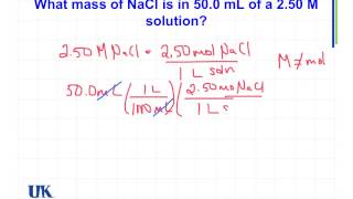mL to grams