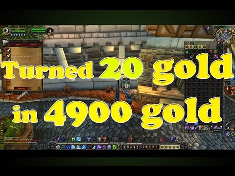 WoW Legion Gold making | Turn 20g into 4900g