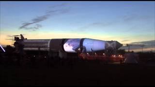 KSC Visitor Complex Light Show, December 29, 2014