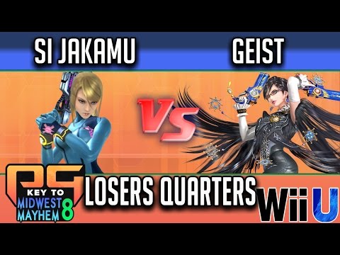 PG Key to MM8 LOSERS QUARTERS - Si Jakamu (Zero Suit Samus) vs Geist (Bayonetta)