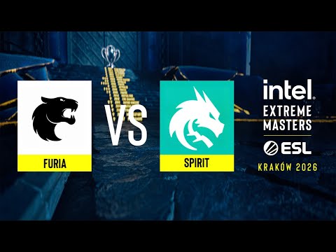 FURIA vs. Spirit - IEM Kraków 2026 - Semi-final