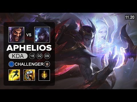 RNG Gala Aphelios ADC vs Draven - EUW Challenger - Season 11 Patch 11.20
