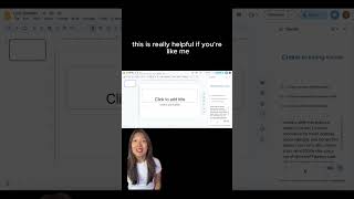 Gemini in Google Slides builds your deck, saving time for important things (like gossip) 👀 #Shorts