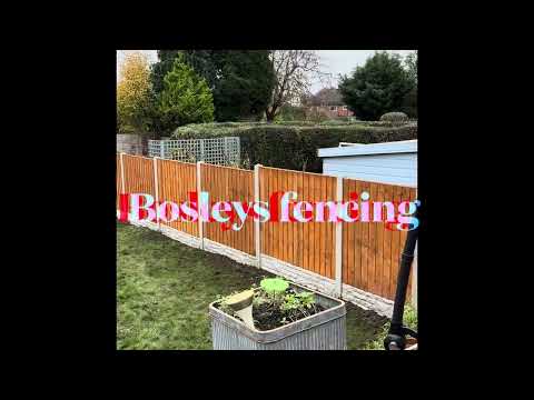 Bosley's Fencing and Gardening Maintenance video.
