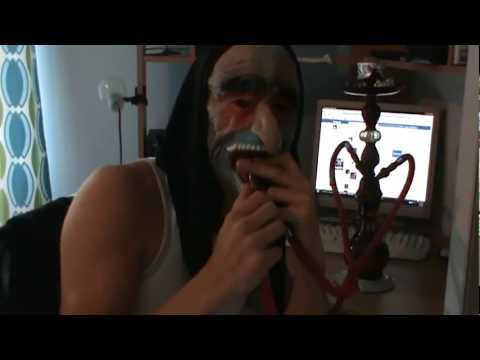 Finnish Witch smoking shisha and freaks